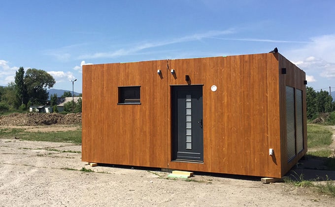 Casa container din lemn Tiny Vero