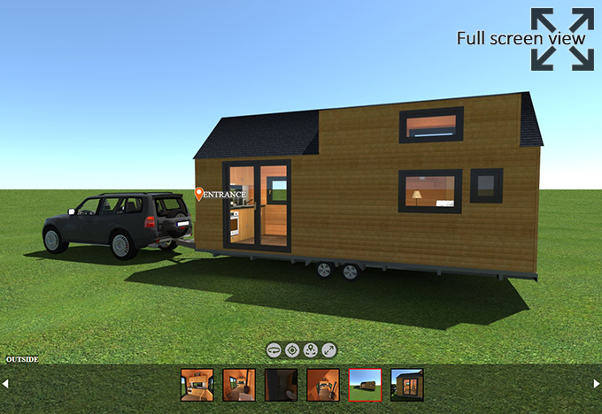 Concept tiny house Aida - Tur virtual 360 grade